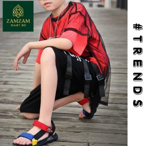 Candy Color Kids Webbing Beach Sandals