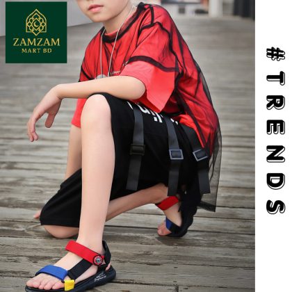 Candy Color Kids Webbing Beach Sandals