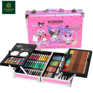 ADOERE 145 Pcs Kuromi Case Art Supplies Set for Kids